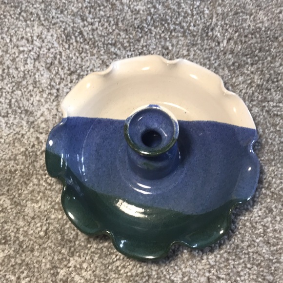 EJ King Pottery 1997 DC signed candle holder - Picture 4 of 5